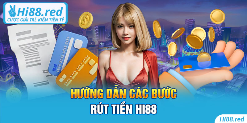 Hướng dẫn các bước rút tiền Hi88